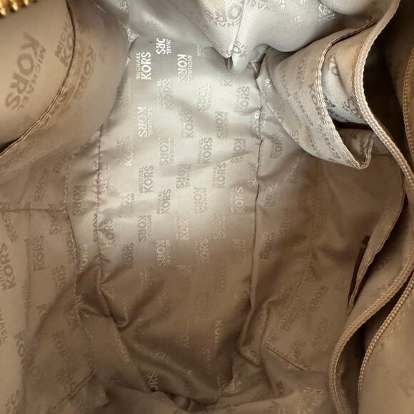 Michael Kors Faux Python Snakeskin Satchel Bag + Adjustable Shoulder Strap - Picture 10 of 15